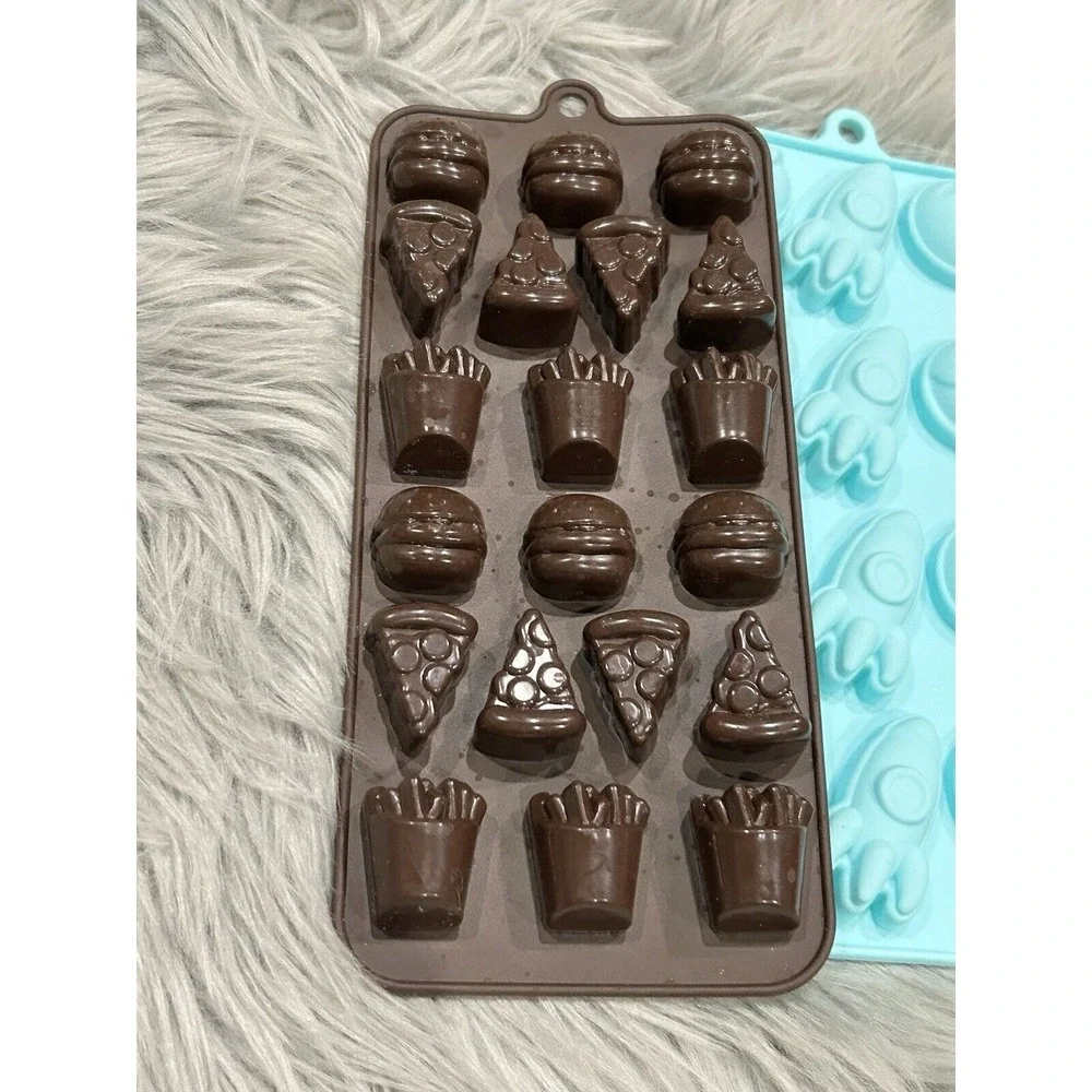Silicone Mold Making Sets-‎ Dinosaur-Easter-Fast Food- Space